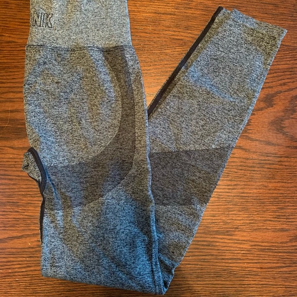 PINK Victoria's Secret Heathered Gray Leggings - Picture 1 of 1